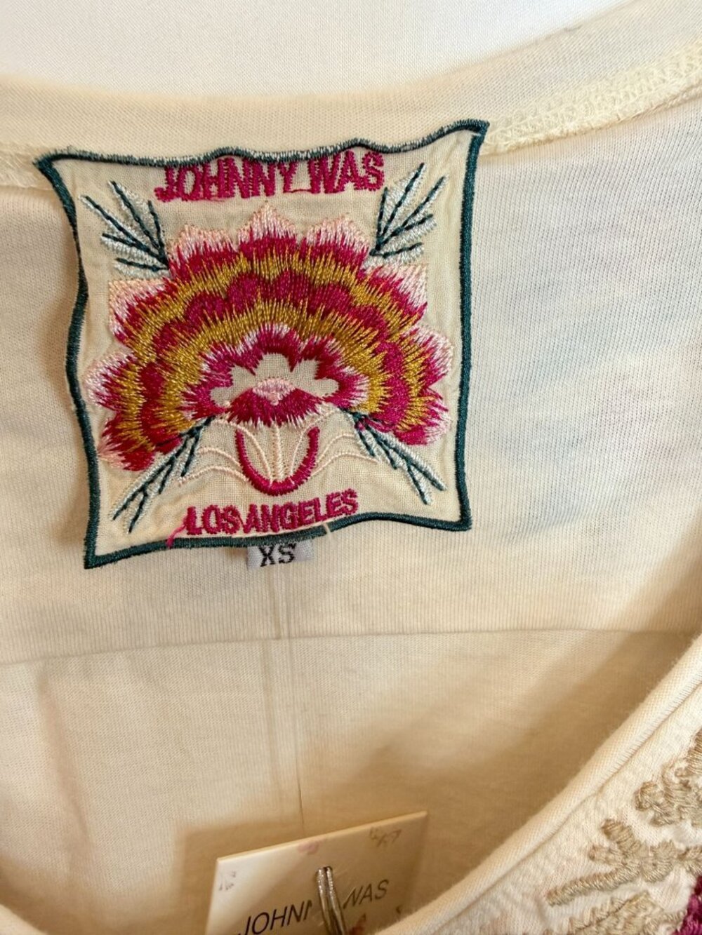 Johnny Was Claude 3/4 knit drape top Tunic NWT - Size XS - Picture 7 of 7